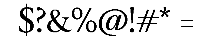 PoWSavon Regular Font OTHER CHARS