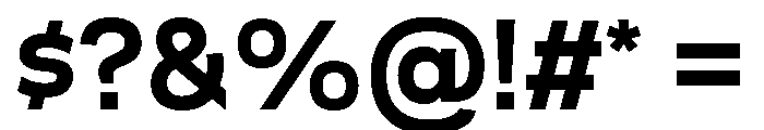 Polaris Bold Font OTHER CHARS