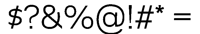 Polaris Book Font OTHER CHARS