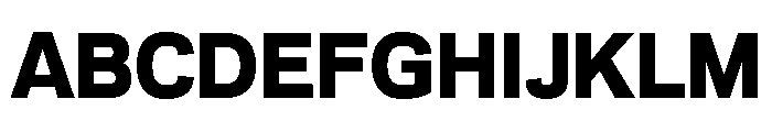 Polaris Heavy Font UPPERCASE