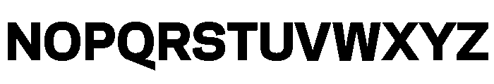 Polaris Heavy Font UPPERCASE