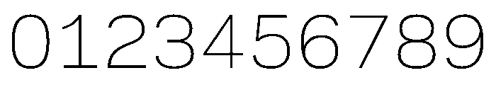 Polaris Light Font OTHER CHARS