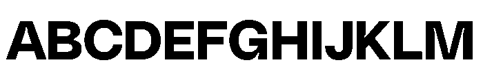 PolySans Bulky Font UPPERCASE