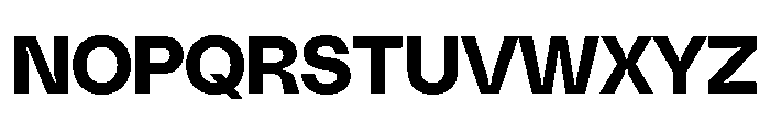 PolySans Bulky Font UPPERCASE