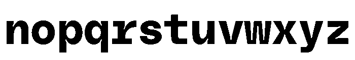 PolySans BulkyMono Font LOWERCASE