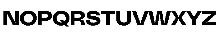 PolySans BulkyWide Font UPPERCASE