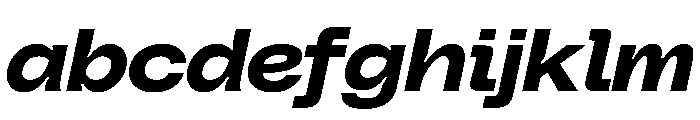 PolySans BulkyWideItalic Instance FONT