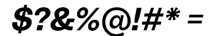 PolySans InkyItalic Instance Font OTHER CHARS