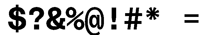 PolySans InkyMono Instance Font OTHER CHARS