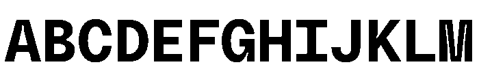 PolySans InkyMono Instance Font UPPERCASE