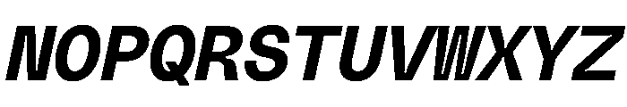 PolySans InkyMonoItalic Instance Font UPPERCASE