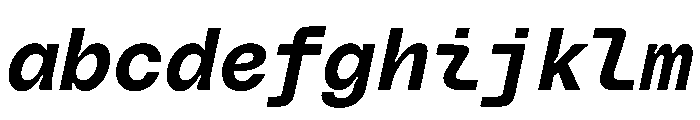 PolySans InkyMonoItalic Instance FONT