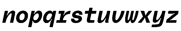 PolySans InkyMonoItalic Instance Font LOWERCASE
