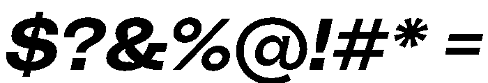 PolySans InkyWideItalic Instance Font OTHER CHARS