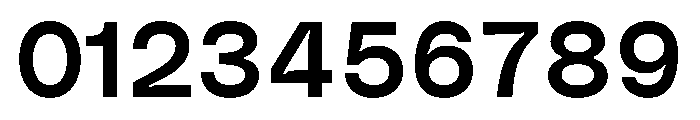 PolySans Median Instance Font OTHER CHARS