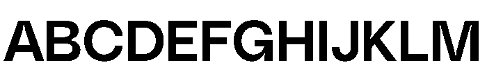 PolySans Median Instance Font UPPERCASE