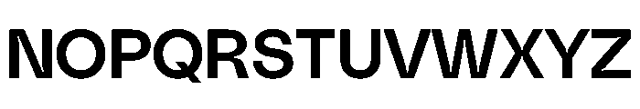 PolySans Median Instance Font UPPERCASE