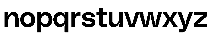 PolySans Median Instance Font LOWERCASE