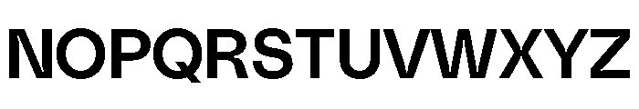 PolySans Median Font UPPERCASE
