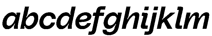 PolySans MedianItalic Instance FONT
