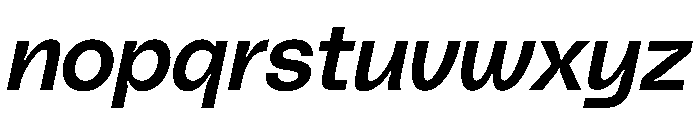 PolySans MedianItalic Instance Font LOWERCASE