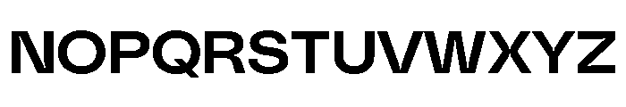 PolySans MedianWide Font UPPERCASE