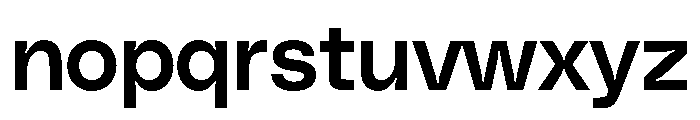 PolySans Median Font LOWERCASE