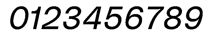 PolySans NeutralItalic Instance Font OTHER CHARS