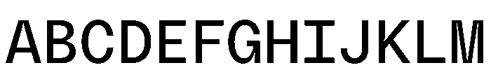 PolySans NeutralMono Instance Bacc078c Font UPPERCASE
