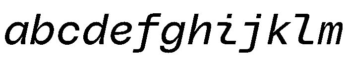 PolySans NeutralMonoItalic Instance FONT