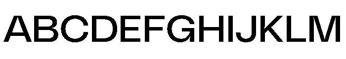PolySans NeutralWide Font UPPERCASE
