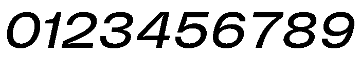 PolySans NeutralWideItalic Instance Font OTHER CHARS