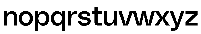 PolySans Relax Instance Font LOWERCASE
