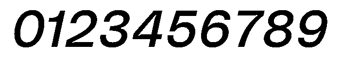PolySans RelaxItalic Instance Font OTHER CHARS