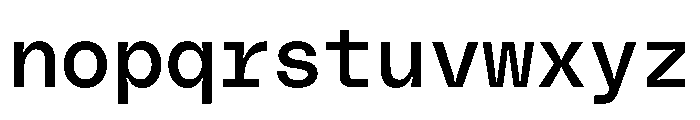 PolySans RelaxMono Instance Font LOWERCASE