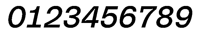 PolySans RelaxMonoItalic Instance Font OTHER CHARS