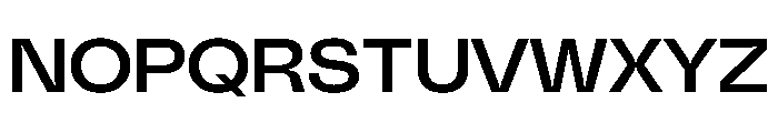 PolySans RelaxWide Instance Font UPPERCASE