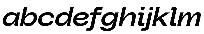PolySans RelaxWideItalic Instance FONT