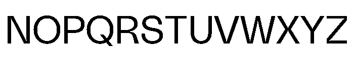 PolySans Slim Instance Font UPPERCASE