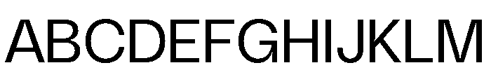 PolySans Slim Font UPPERCASE