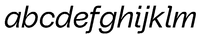 PolySans SlimItalic Instance FONT