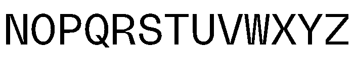 PolySans SlimMono Instance Font UPPERCASE