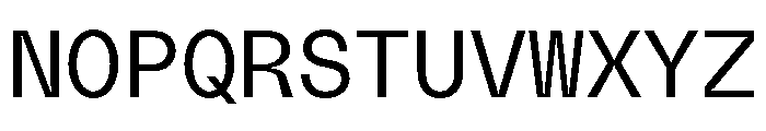 PolySans SlimMono Font UPPERCASE