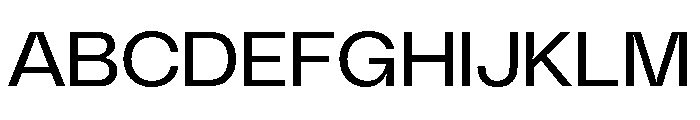 PolySans SlimWide Font UPPERCASE