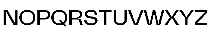 PolySans SlimWide Font UPPERCASE