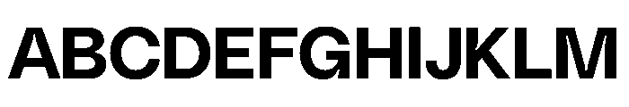 PolySansArabic Inky Instance Font UPPERCASE