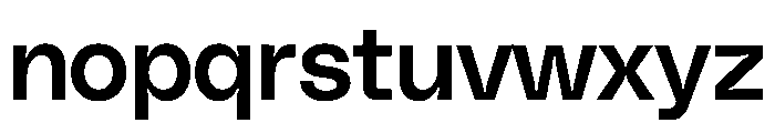PolySansArabic Median Instance Font LOWERCASE