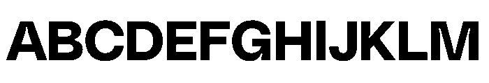 PolySansHebrew Bulky Instance Font UPPERCASE