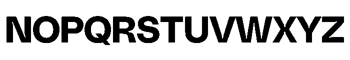 PolySansHebrew Bulky Instance Font UPPERCASE
