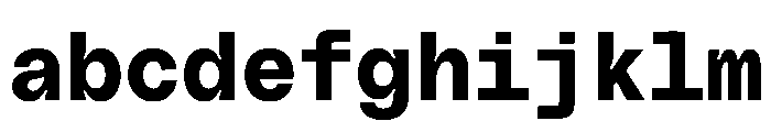 PolySansHebrew BulkyMono Instance FONT